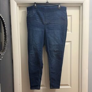 No Boundaries Dark Blue Stretch Jeggings - Slim Fit